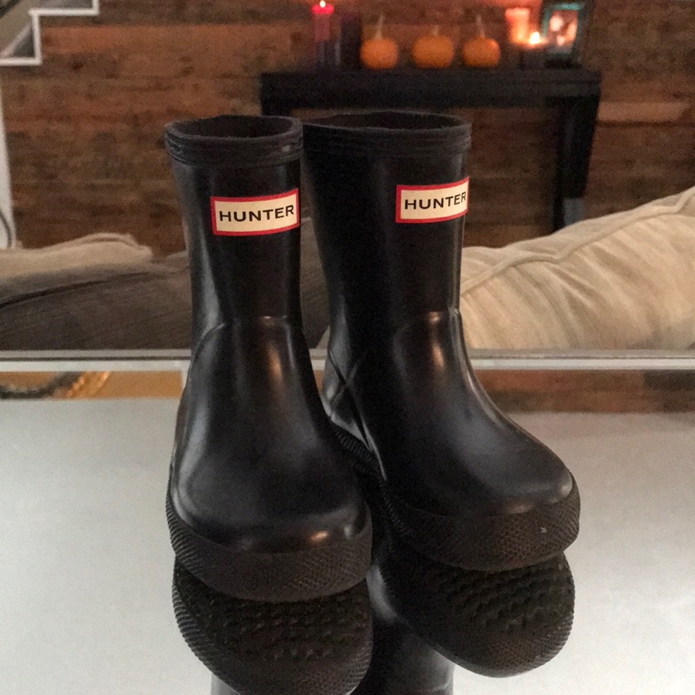 Hunter Rain boots black